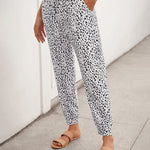 Nadorine Casual Drawstring Elastic Waist Jogging Jogger Pants with Pockets