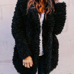 Oversized Fleece Faux Fur Coat