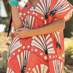 Papyrus Kimono Sleeve Tunic Dress