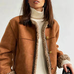 Carmen | Buttoned Sheepskin Jacket