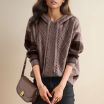 Susana | Jacquard Hooded Sweater