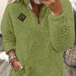 Ayla ��� Ultra-Soft High-Neck Fleece Pullover