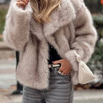 Jacket short fashionable fox fur coat