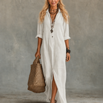 Vivienne | Button-Down Maxi Dress