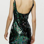 Strap slim fit hip dress open back skirt