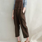 Overalls Baggy Bib Loose Overalls Jumpsuit Wide Leg Harem Casual Rompers