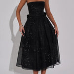 Sexy Off-shoulder Backless Bow Sexy Maxi Dress
