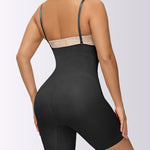 Tummy Control Pants Suspenders One-Piece Butt Lifting Boxer Shaping Shapewear