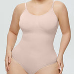 Nadorine Bodysuit Tummy Control Shapewear Seamless Carved Thong Body Shaper Tank Top
