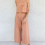 Nadorine Cropped Wide Leg Pants Casual Pants