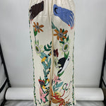 Half Sleeves Loose Buttoned Flower Print Pockets Lapel T-Shirt Top + Drawstring Elasticity Pants Bottom Two Pieces Set