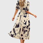 Cynthia | Flattering Floral Midi Dress