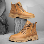 High Ankle Genuine Leather Boots