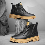 High Ankle Genuine Leather Boots
