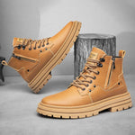 High Ankle Genuine Leather Boots