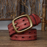 The Outrider Cowhide Belt