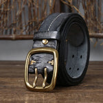 The Outrider Cowhide Belt