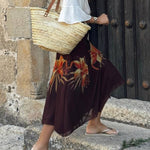 White bell-sleeve resort style top