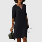 Mila | Comfortable V-Neck Dress