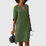 Mila | Comfortable V-Neck Dress