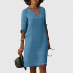 Mila | Comfortable V-Neck Dress