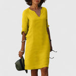 Mila | Comfortable V-Neck Dress