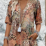 Roxanne | Vibrant Floral Wrap Midi Dress