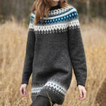 Lisa | Retro Icelandic Knit Sweater