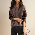 Karla | Hooded Jacquard Sweater