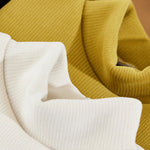 Velvet Half Turtleneck Long Sleeve Thread Slim-fit Base T-shirt