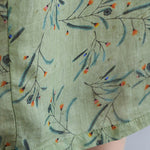 V Neck Floral Print Short Sleeve Dresses