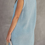 Casual Solid Slit O Neck A Line Dresses