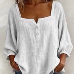 Annika | Stylish Relaxed Button Blouse