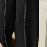 High Waisted Loose Split-Joint Pants Trousers