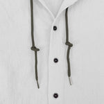 KZZ Men's Casual Long-Sleeve Hooded Shirt