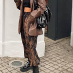 Bershka Oversized Faux Leather Blazer
