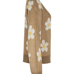New autumn and winter fashionable long-sleeved jacquard sweater