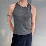 Sequin Casual Slim Waistcoat