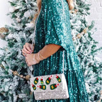 Sequined Layered Babydoll Dress