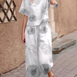 Retro Print Two Piece Sets