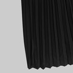 Bodycon Sleeveless Hollow Pleated Solid Color Split-Joint Mock Neck Maxi Dresses