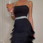 Nadorine Embellished Tassel Dress