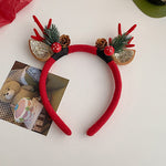 Nadorine Christmas Elk Hair Clip Decoration