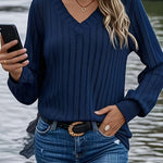 Ariana | Cozy V-Neck Sweater