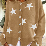 Women's Star Sweater Cardigan