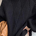 Languid Turtleneck Sweater Women's Pullover Top