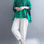 Original Printing Batwing Sleeve T-Shirts Tops