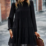 Halter Neck Summer Beach Dresses Solid Flowy Tiered Short Dress