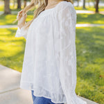 Nadorine Ruffle Sleeve Solid Color Pullover Square Neck Chiffon Top for Women Cute Summer Casual 2026 | Under $40