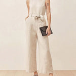 Pockets Tie Jumpsuit